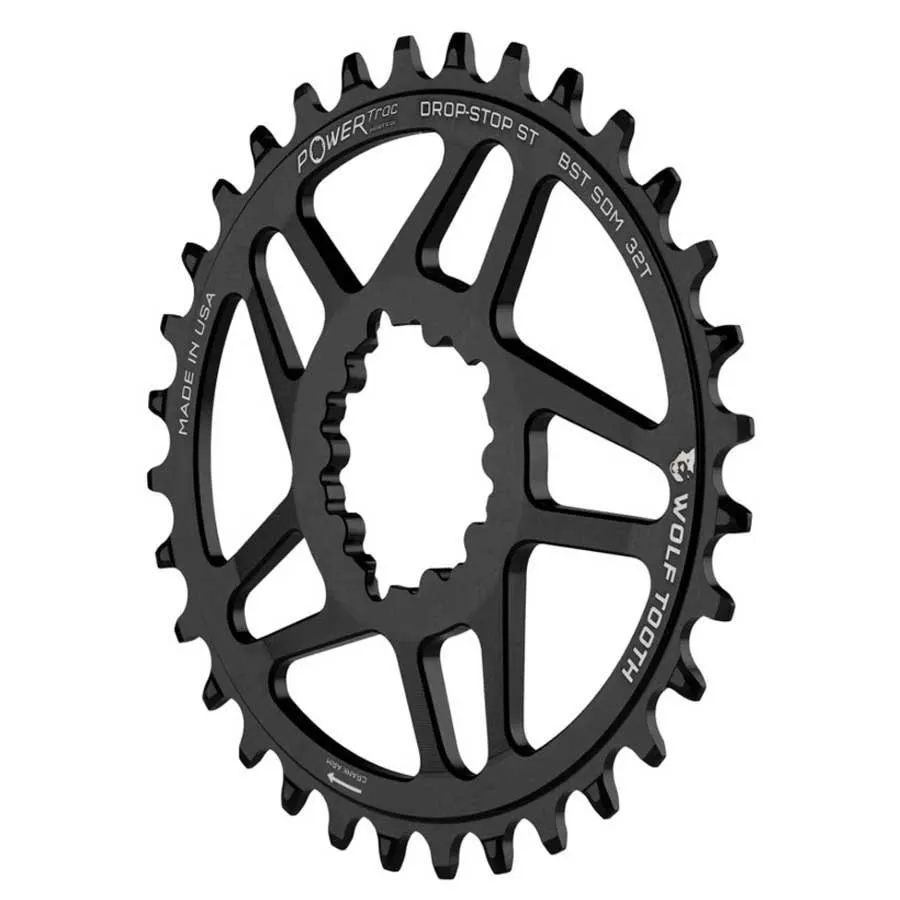 Wolf Tooth St Sram Boost Ovalt Kedjehjul, Black, 30t