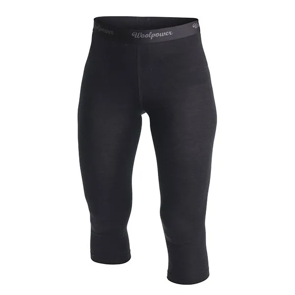 Woolpower Lite 3/4 Long JohnsWomen, Black Woolpower Lite 3/4 Long JohnsWomen, Black