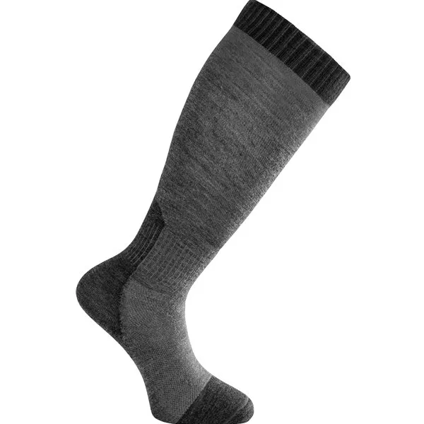 Woolpower Socks Skilled Knee High Liner, Dark grey/grey Woolpower Socks Skilled Knee High Liner, Dark grey/grey
