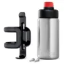 Woom Glug Stainless Steel Vattenflaska 500ml, Silver / black, One Size