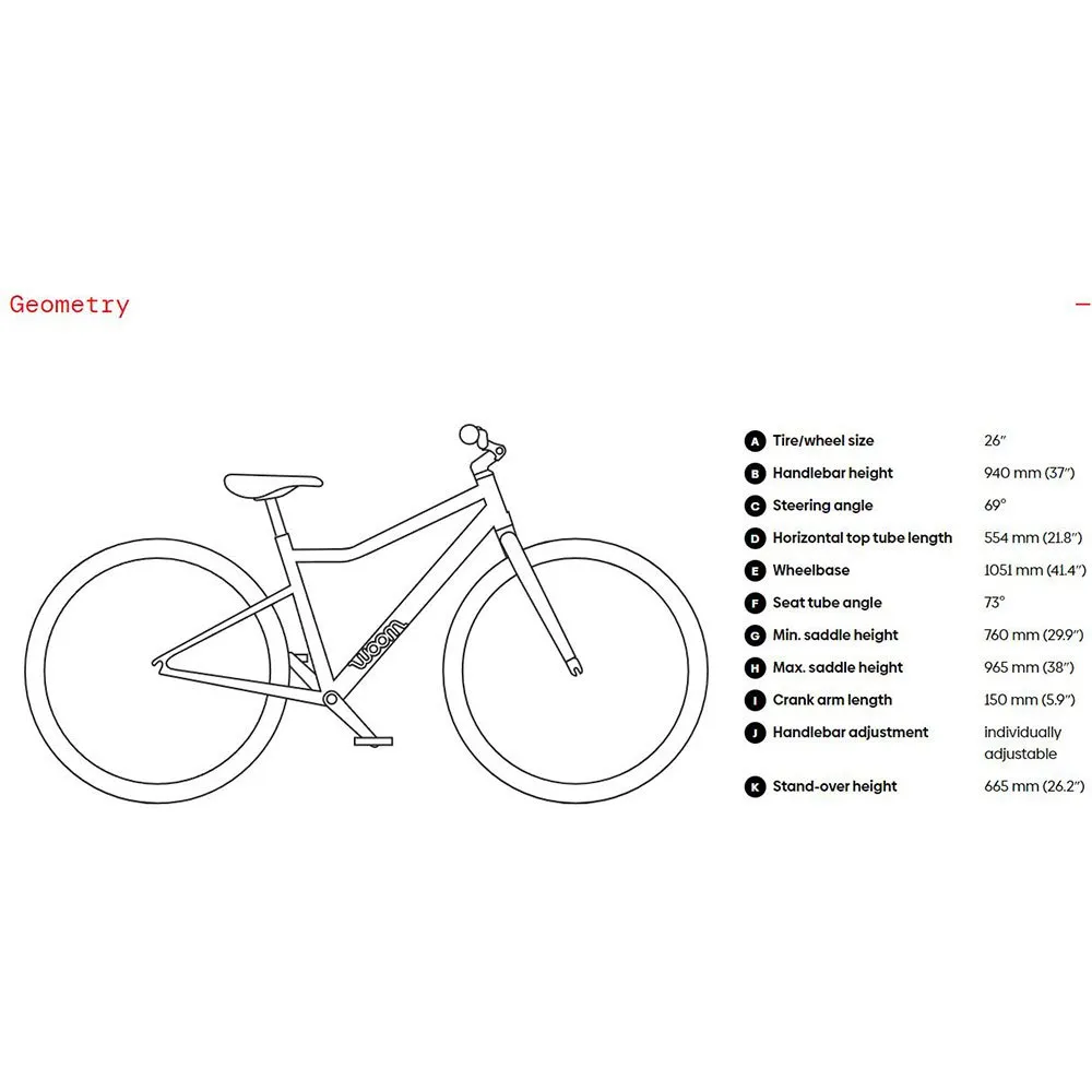 Woom Original 6 26´´ Cykel Woom Original 6 26´´ Cykel