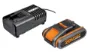 Worx 20V Batteri 2Ah med Laddare