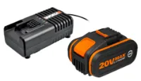 Worx 20V Batteri 4Ah med Laddare Worx 20V Batteri 4Ah med Laddare