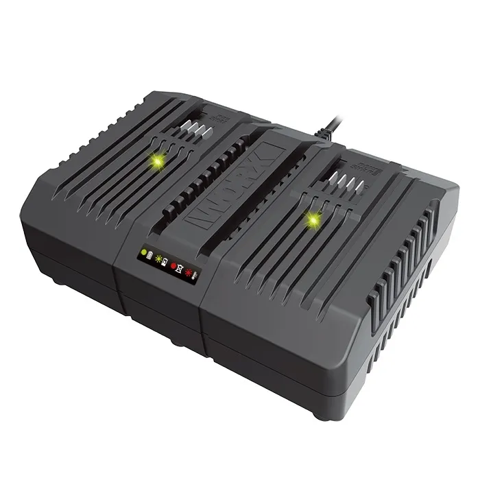 Worx Dubbelladdare till 20V Batterier 4A