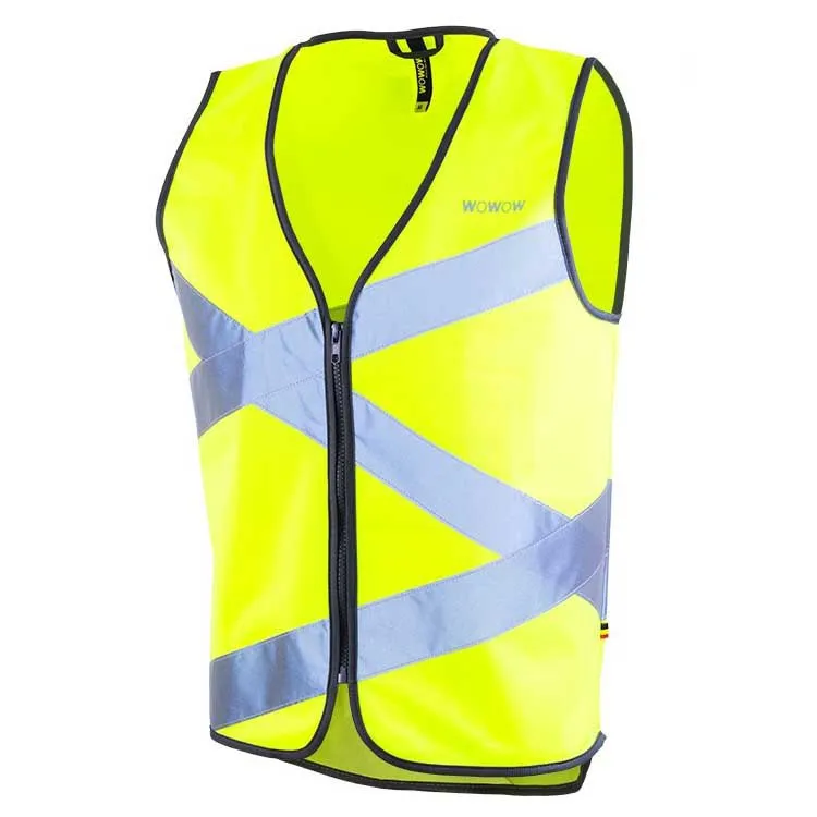 WOWOW Crossroad Reflective Väst, Yellow / silver