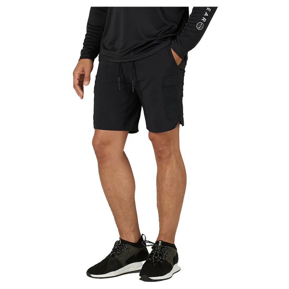 Wrangler Mix Material Shorts, Black Wrangler Mix Material Shorts, Black