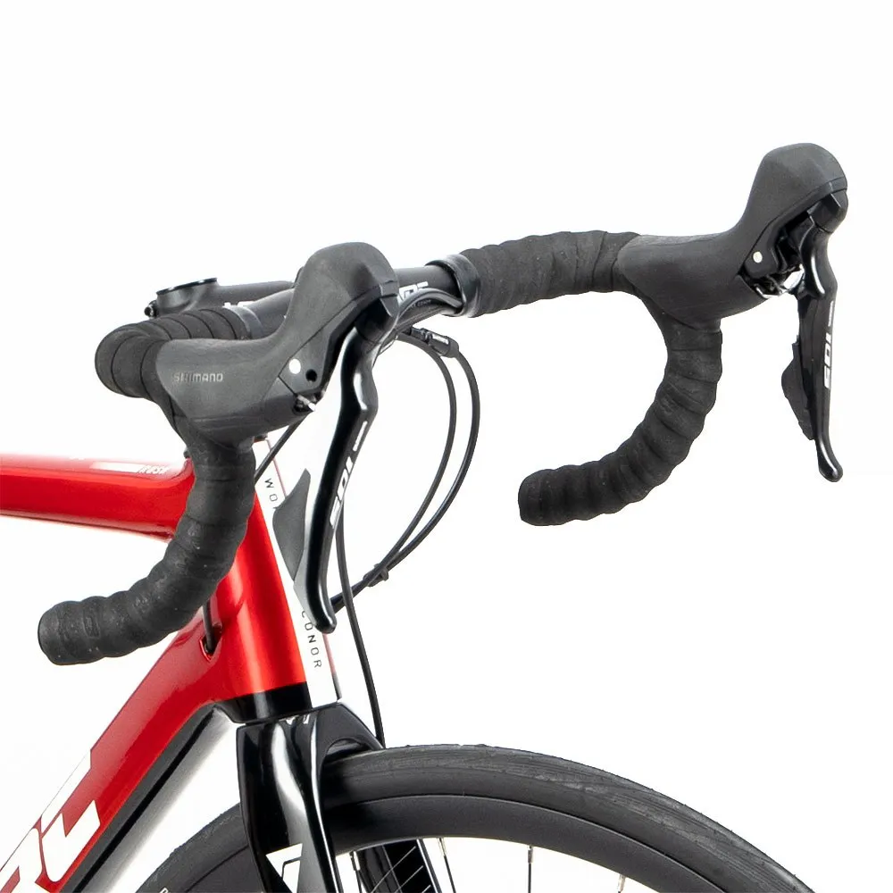 WRC Rush Carbon Disc 105 2x11s Racercykel, Red
