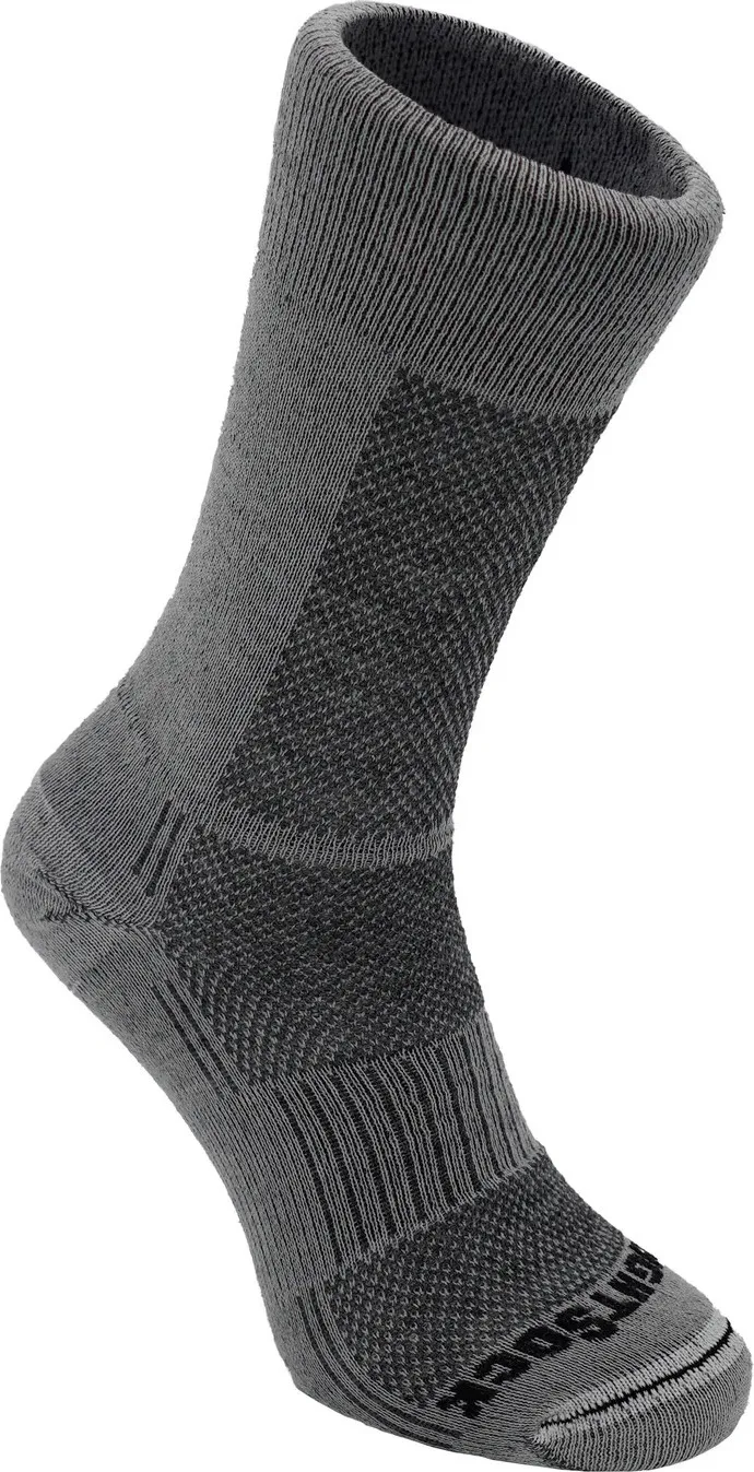 WRIGHTSOCK Merino Coolmesh II Merino Wool Crew Anti Blister System