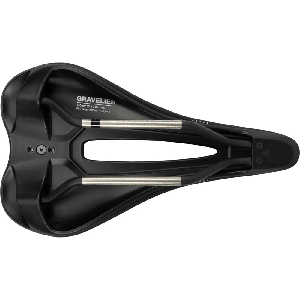 WTB Gravelier Carbon Cykelsadel, Black, 142mm