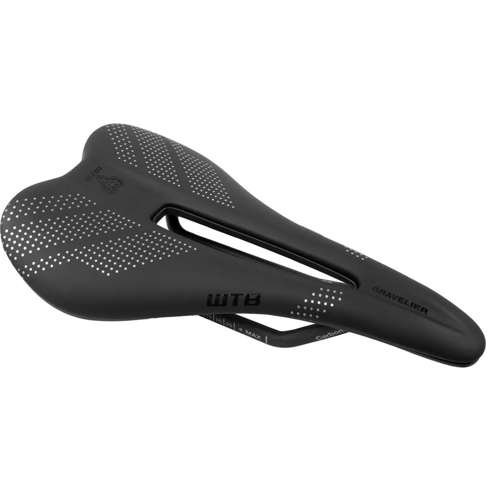 WTB Gravelier Carbon Cykelsadel, Black, 142mm