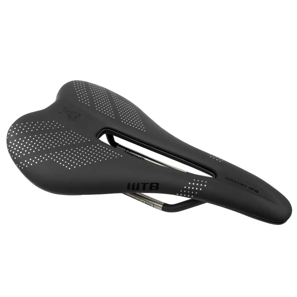 WTB Gravelier Titanium Cykelsadel, Black, 140mm