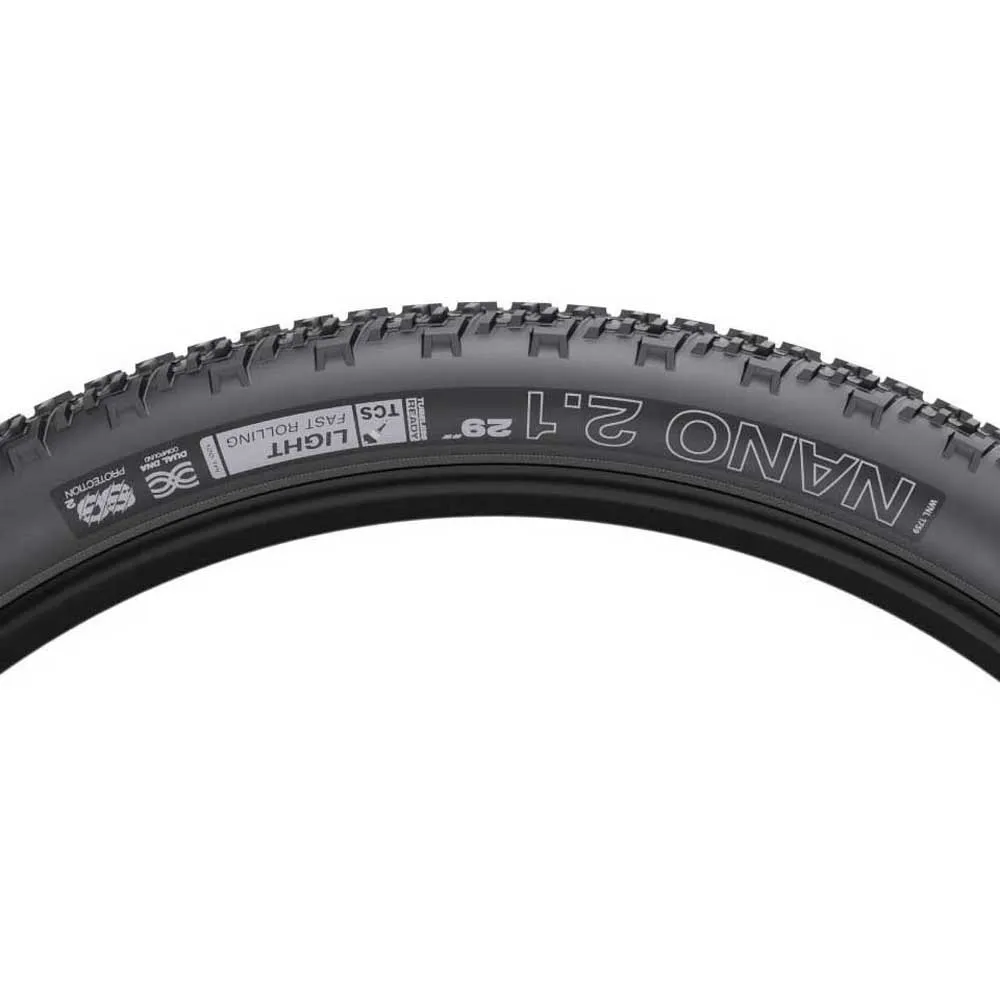 WTB Nano Light Fast Rolling Dual Dna Sg2 Tubeless 29´´ X 2.1 Mtb-däck, Black, 29" x 2.1