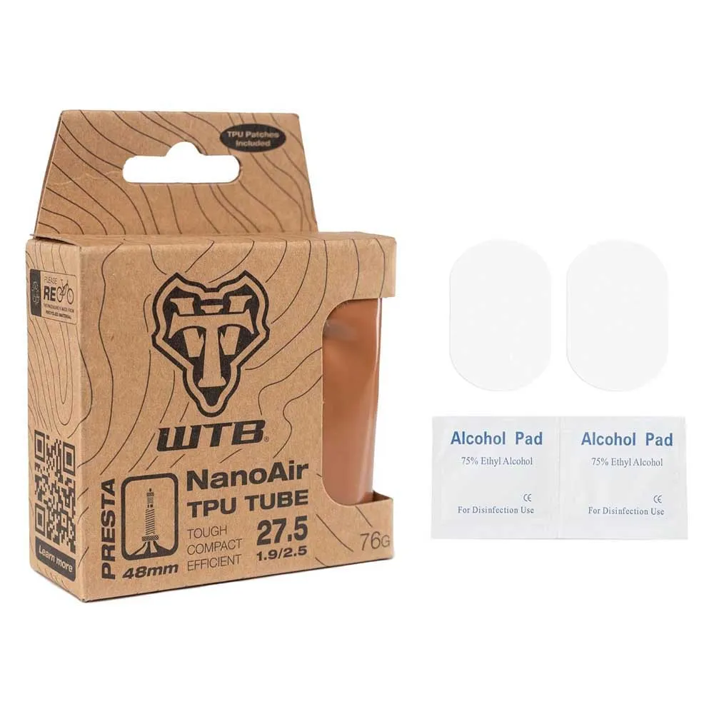 WTB Nanoair Tpu Presta Innerslang 48 Mm WTB Nanoair Tpu Presta Innerslang 48 Mm