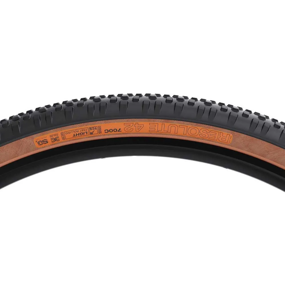 WTB Resolute Tcs Light Sg2 Fast Rolling 120tpi Tubeless 700 X 44 Graveldäck, Black / tan, 700 x 42