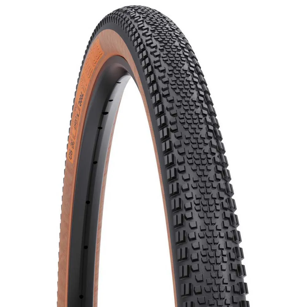 WTB Riddler Tcs Light Sg Fast Rolling 60tpi Tubeless 700 X 45 Graveldäck, Black / tan, 700 x 45
