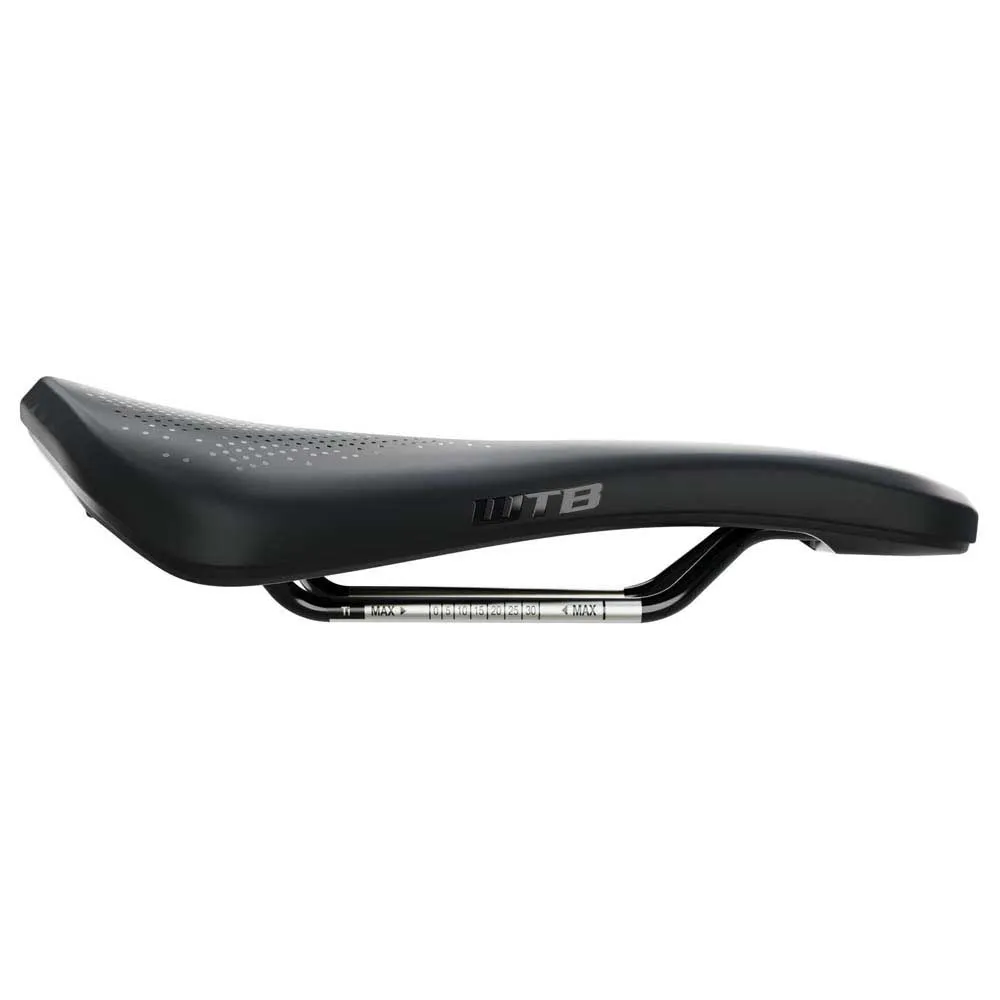 WTB Rocket Medium Fusion Form Titanium Cykelsadel, Black, 145mm