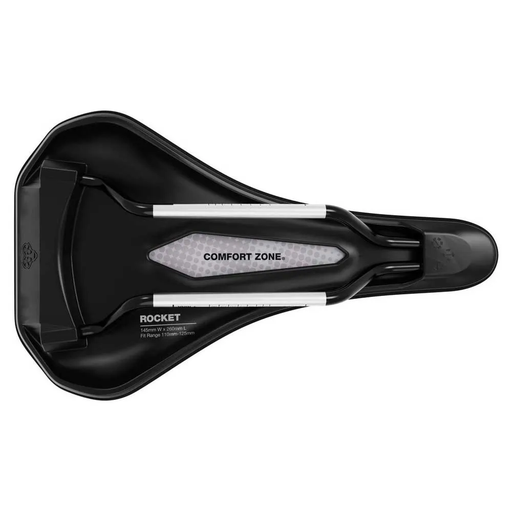 WTB Rocket Medium Fusion Form Titanium Cykelsadel, Black, 145mm