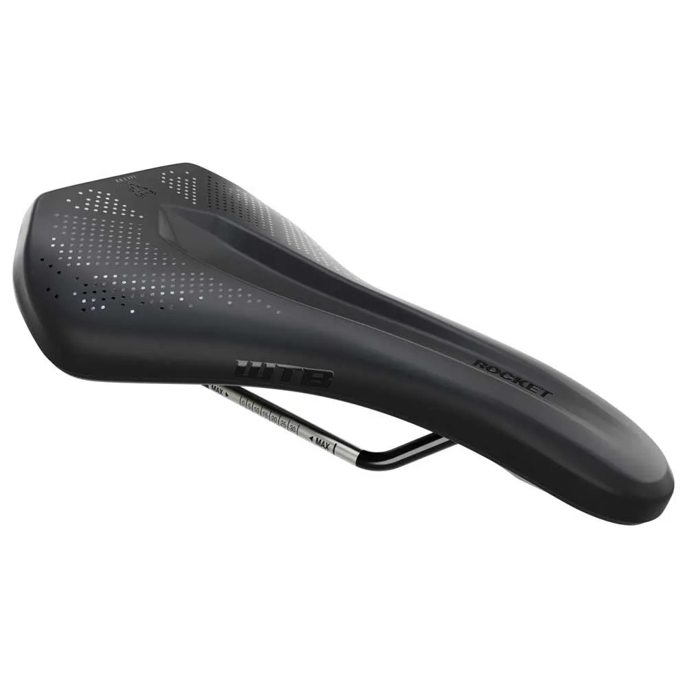 WTB Rocket Medium Fusion Form Titanium Cykelsadel, Black, 145mm