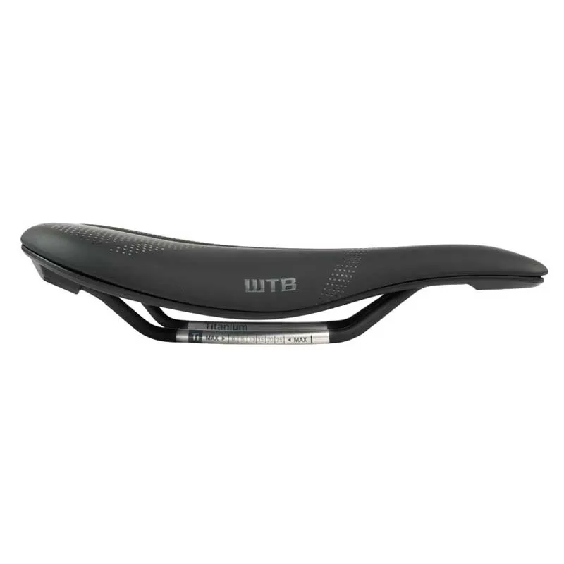 WTB Silverado 265 Narrow Dna Titanium Cykelsadel, Black, 135mm