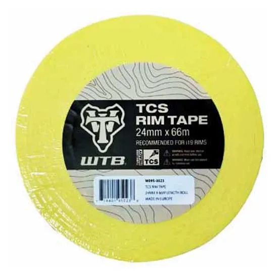 WTB Tcs I19 Fälgtape För Slanglöst 66 M, Yellow, 24mm WTB Tcs I19 Fälgtape För Slanglöst 66 M, Yellow, 24mm