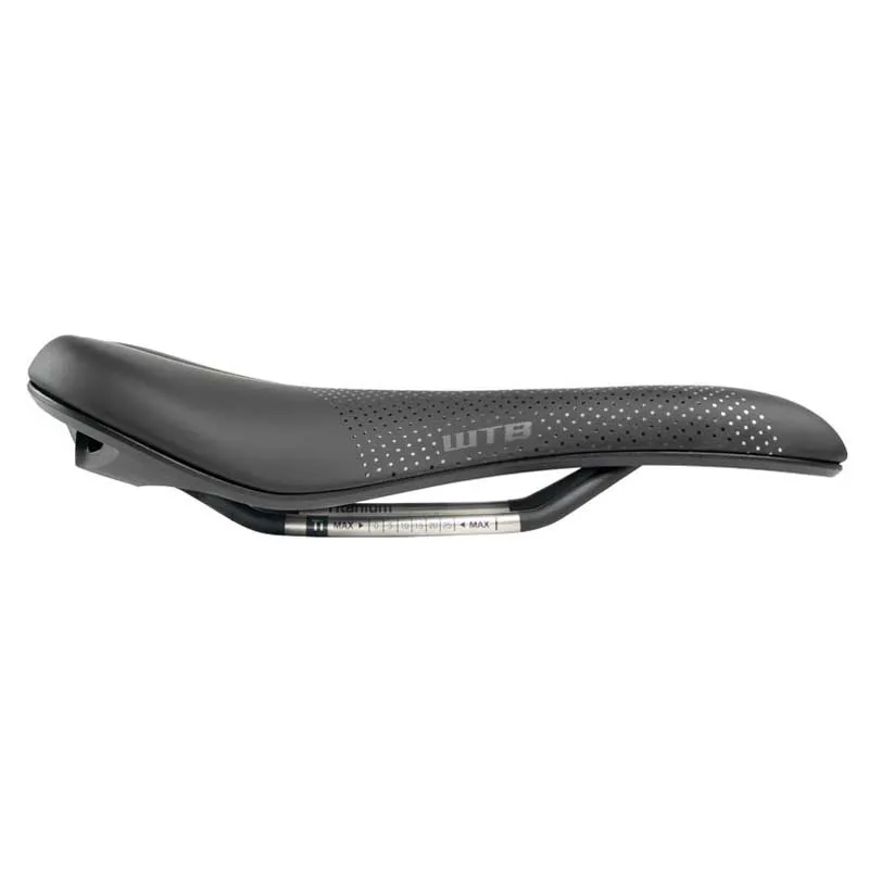 WTB Volt 265 Medium Hlx Inox Cykelsadel, Black, 142mm