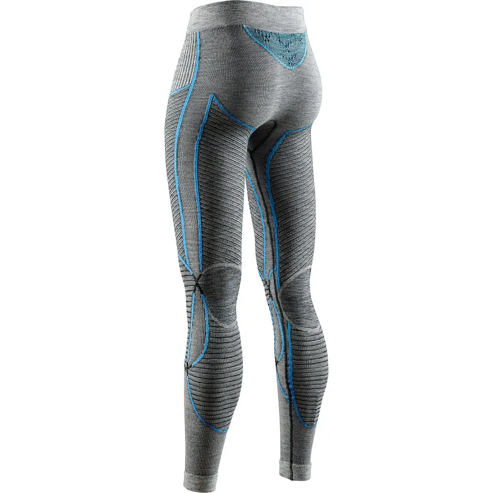 X-Bionic Apani 4.0 Merino Baslagerbyxor, Black / grey / turquoise