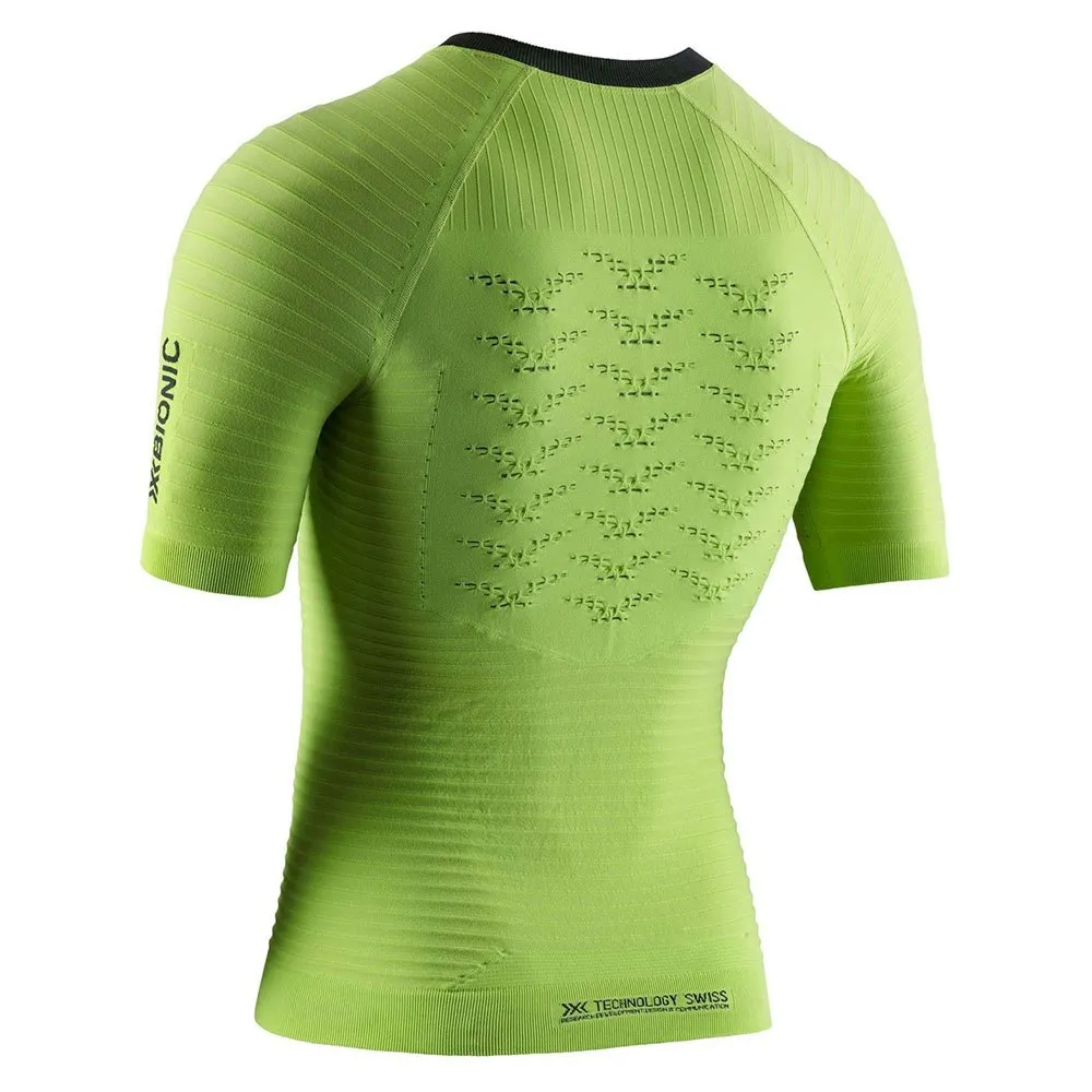 X-Bionic Effector 4d Running Kortärmad Baslager, Effektor green / opal black