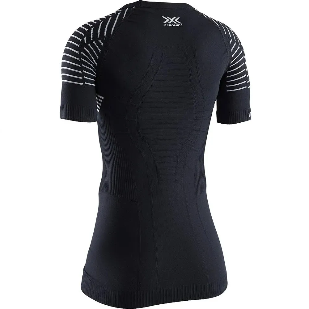 X-Bionic Invent T-shirt Med Korta ärmar Refurbished female, Black melange X-Bionic Invent T-shirt Med Korta ärmar Refurbished female, Black melange