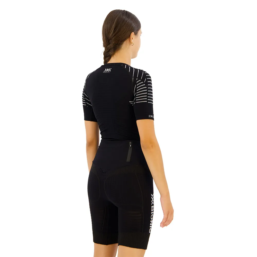 X-Bionic Invent T-shirt Med Korta ärmar Refurbished female, Black melange X-Bionic Invent T-shirt Med Korta ärmar Refurbished female, Black melange
