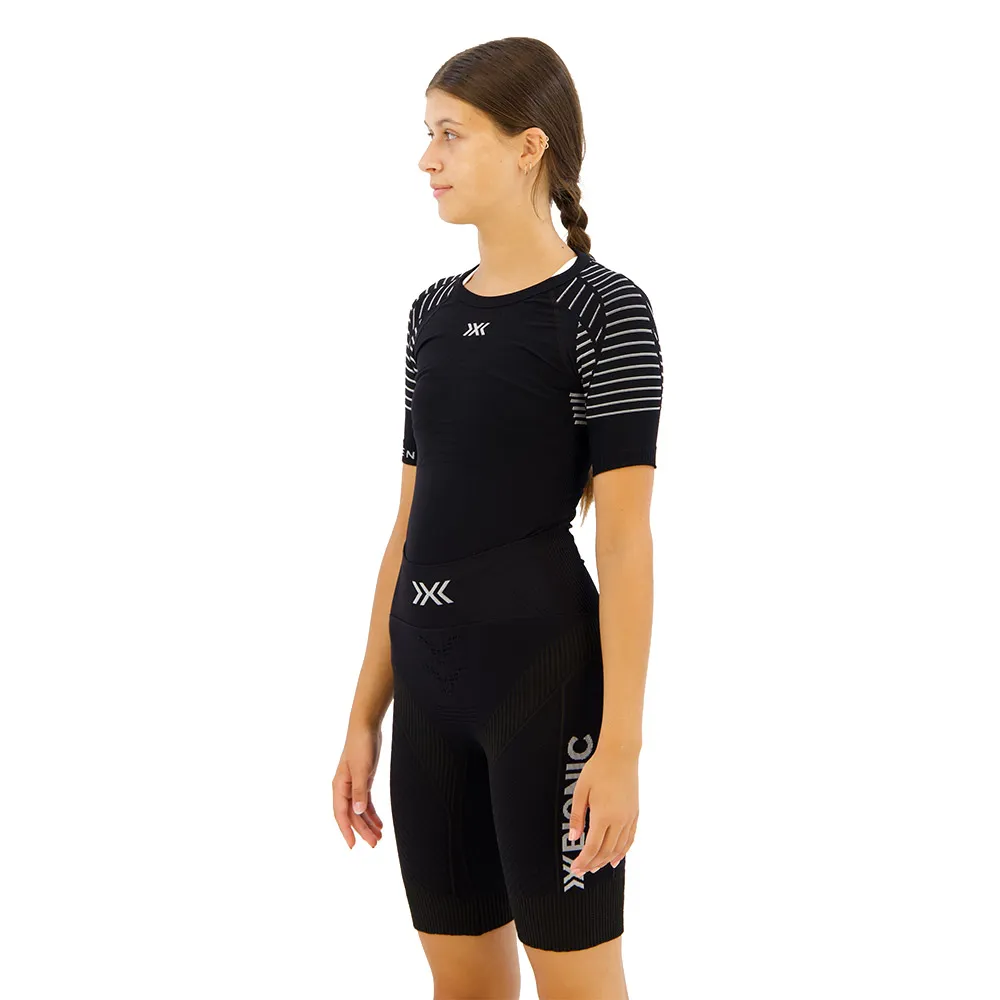 X-Bionic Invent T-shirt Med Korta ärmar Refurbished female, Black melange X-Bionic Invent T-shirt Med Korta ärmar Refurbished female, Black melange