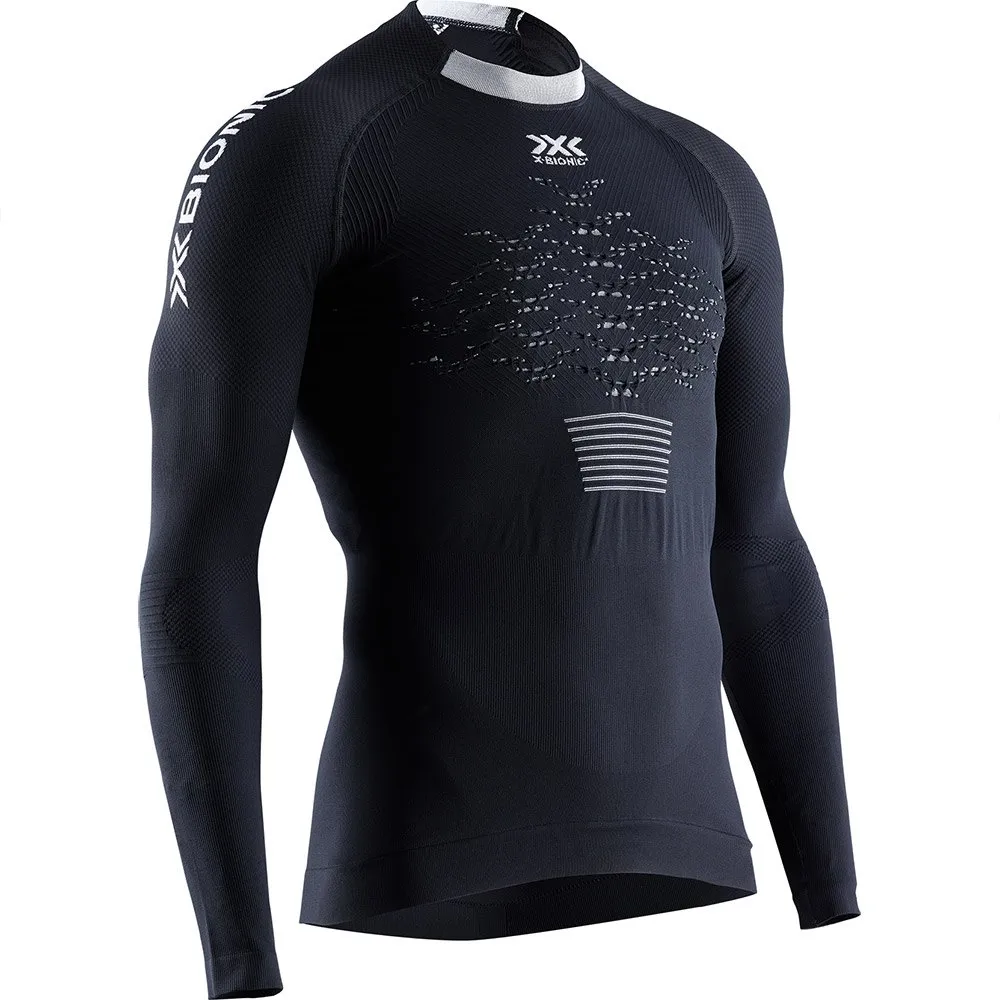 X-Bionic The Trick 4.0 Run Långärmad Baslager, Opal black / arctic white