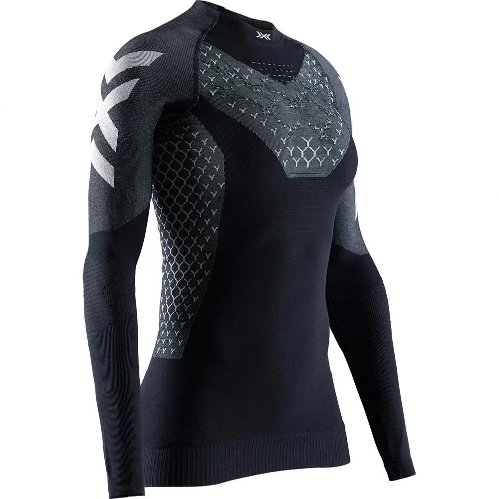 X-Bionic Twyce 4.0 Run T-shirt Med Lång ärm female, Opal black / arctic white