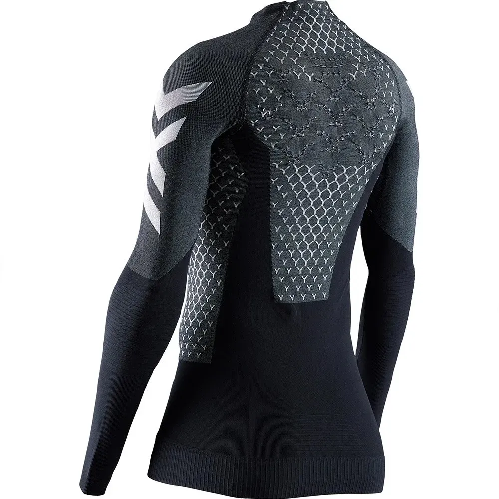 X-Bionic Twyce 4.0 Run T-shirt Med Lång ärm female, Opal black / arctic white