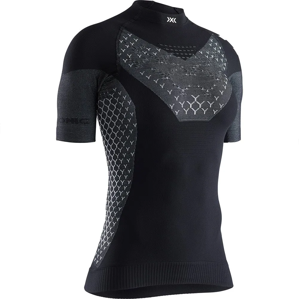X-Bionic Twyce 4.0 T-shirt Med Korta ärmar female, Black melange