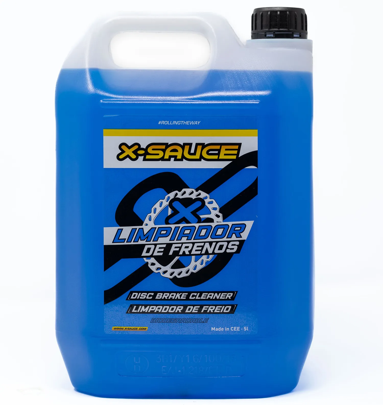 X-sauce Bromsrengörare 5 Liter, Blue, One Size X-sauce Bromsrengörare 5 Liter, Blue, One Size