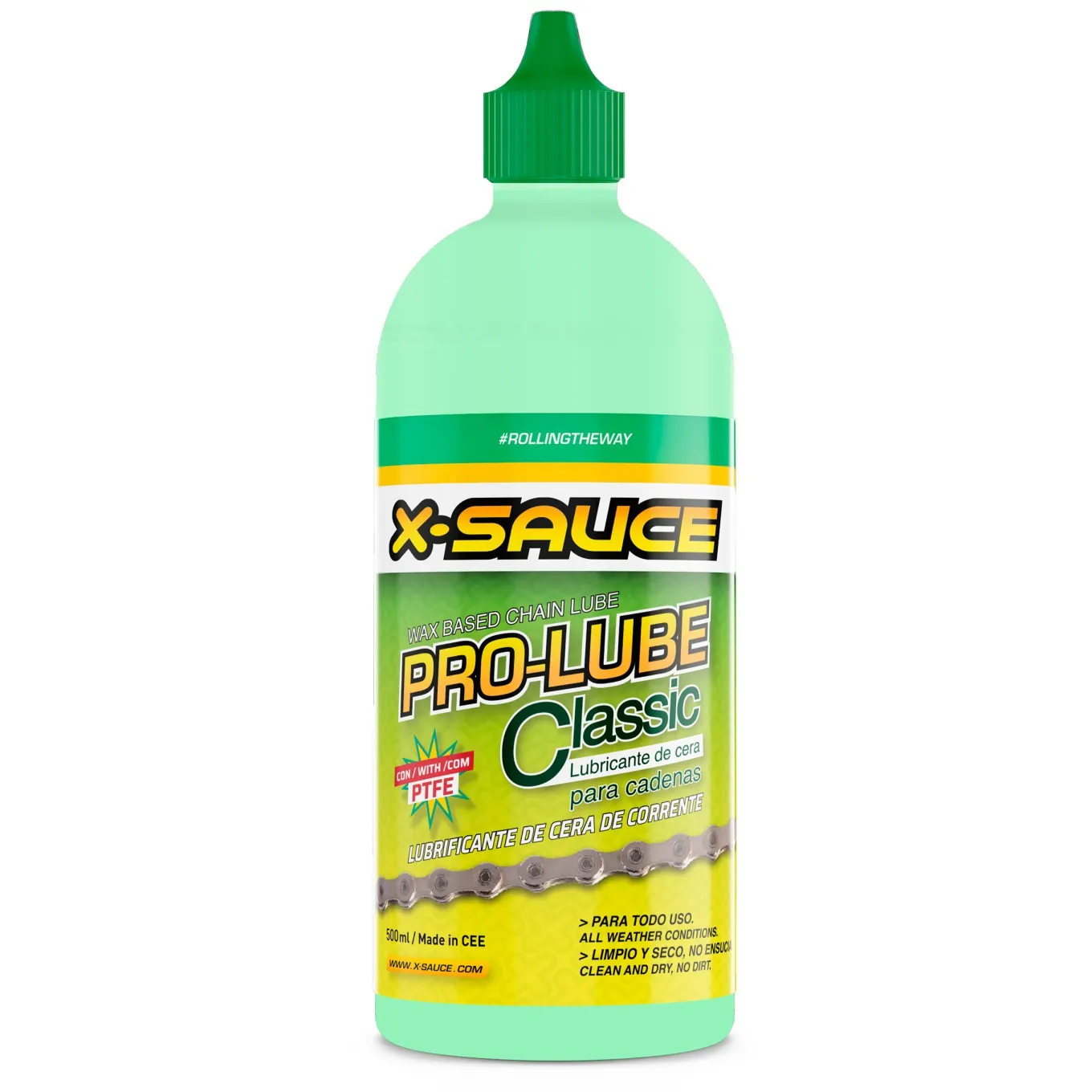 X-sauce Ecolube Vax till alla väder 500ml, Green, One Size X-sauce Ecolube Vax till alla väder 500ml, Green, One Size