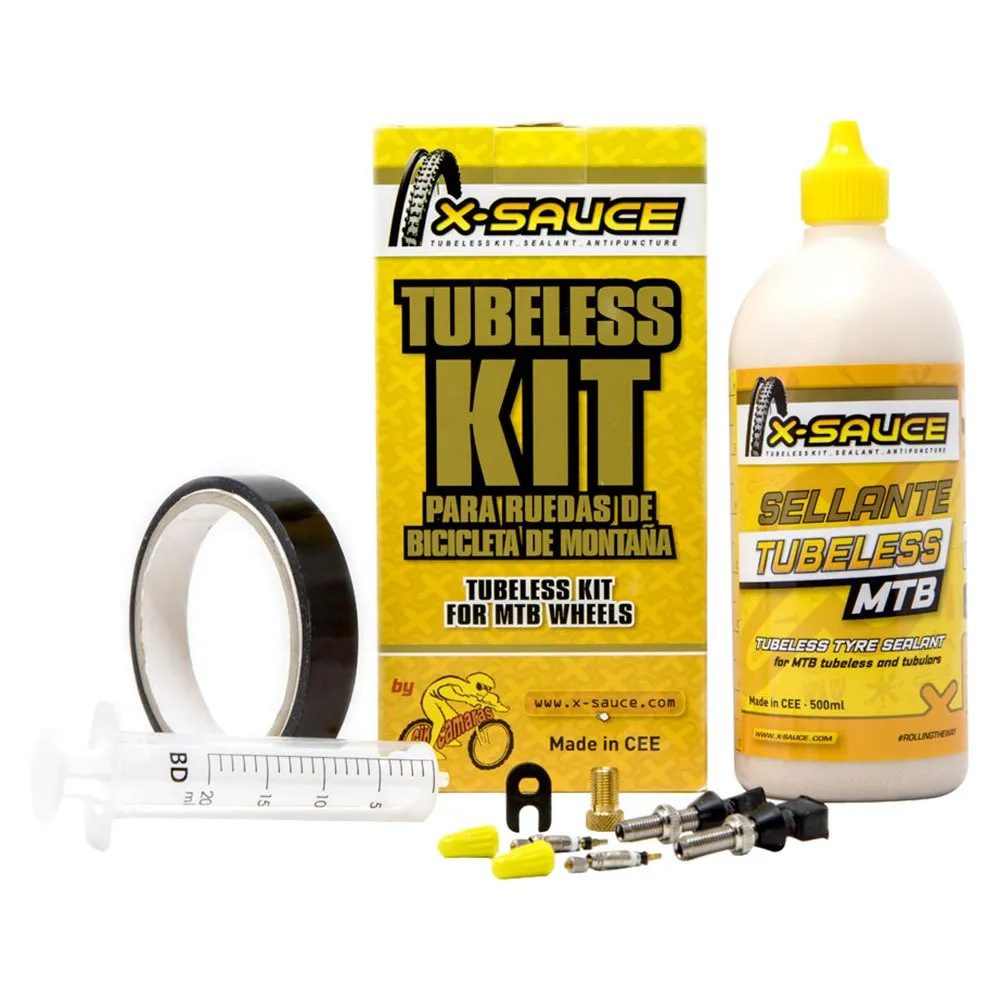 X-sauce Tubeless Mtb Presta 27 Mm Reparationssats, Multicolor, One Size