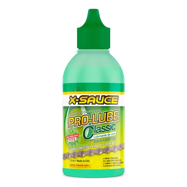 X-sauce XSAUCE Pro Classic Wax Based Chain Lube with PTFE, 125ml X-sauce XSAUCE Pro Classic Wax Based Chain Lube with PTFE, 125ml