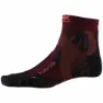 X-Socks Marathon Strumpor male, Dark ruby / sunset orange