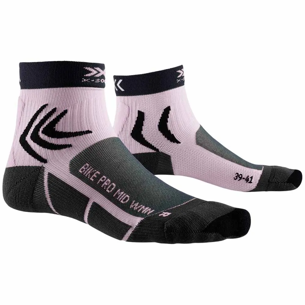 X-Socks Pro Strumpor, Charcoal / magnolia purple X-Socks Pro Strumpor, Charcoal / magnolia purple