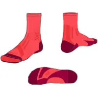 X-Socks Trail Run Perform Crew Strumpor male X-Socks Trail Run Perform Crew Strumpor male
