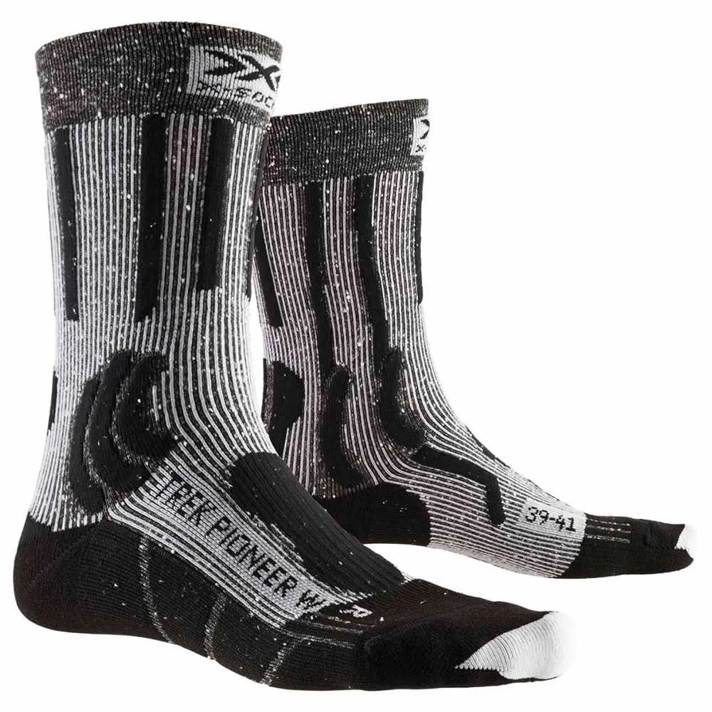 X-Socks Trek Pioneer Strumpor, Opal black / flocculus white