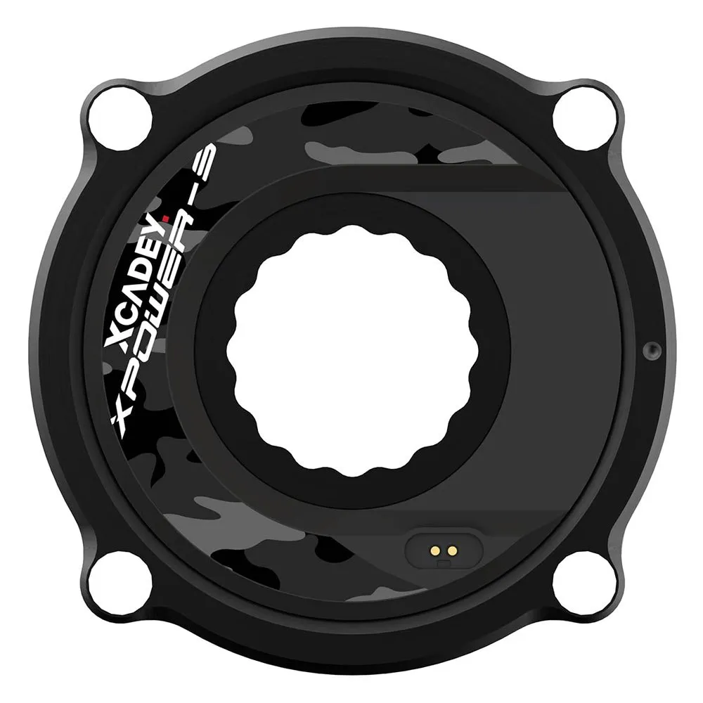 Xcadey Xpower-s Raceface Spindel Med Effektmätare, Black, 104mm