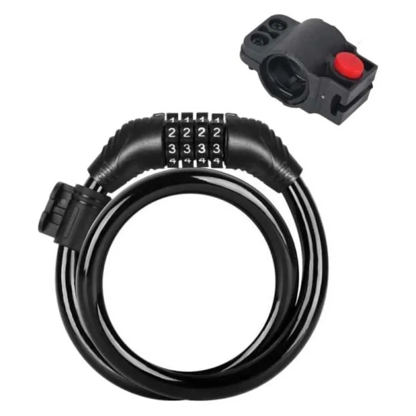 Xiaomi 5 Digits Kabellås, Black, One Size