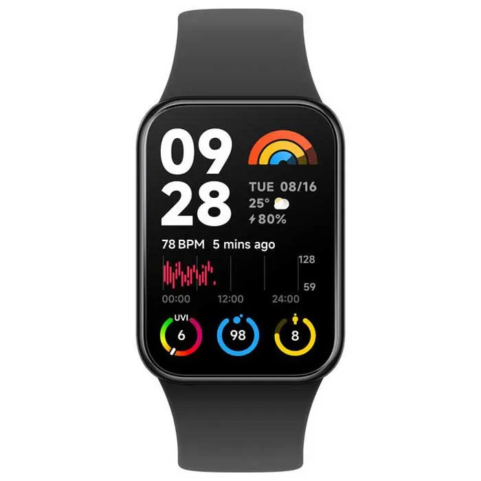 Xiaomi Mi Band 8 Pro Smartklocka, Black