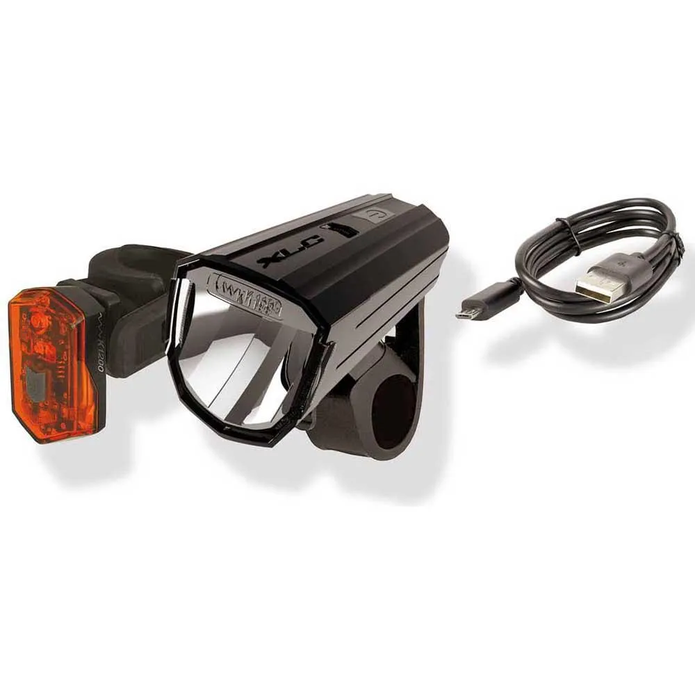 XLC Alderaan Cl-s17 Cykellampset, Black, One Size XLC Alderaan Cl-s17 Cykellampset, Black, One Size