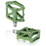 XLC Bmx/freeride Pm-m12 Cykelpedaler, Lime green, One Size