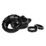 XLC Boost Centerlock Br-x143 15mm Ra 100-110 Mm Bromsskivsadapter För Cykel, Black, One Size