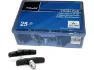 XLC Bremsschuhe BS-V01 für V-Brake 25 Paar - Werkstattverpackung, Silver, 70mm