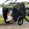 XLC Bs-c12 L Hundtrailer, Green / black, Max 60kg